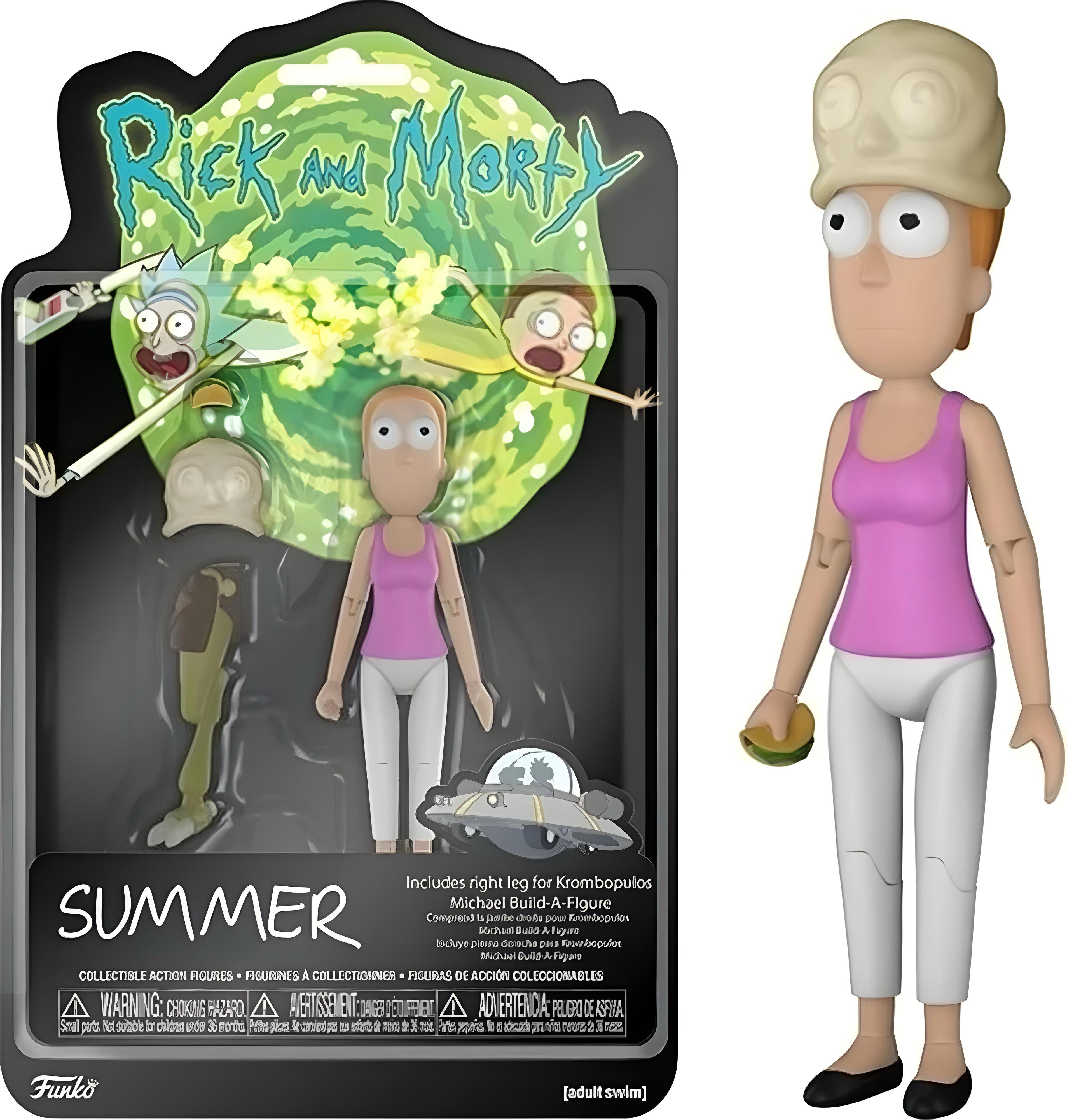FUNKO Rick and Morty - Summer with Weird Hat 5” Action Figure
