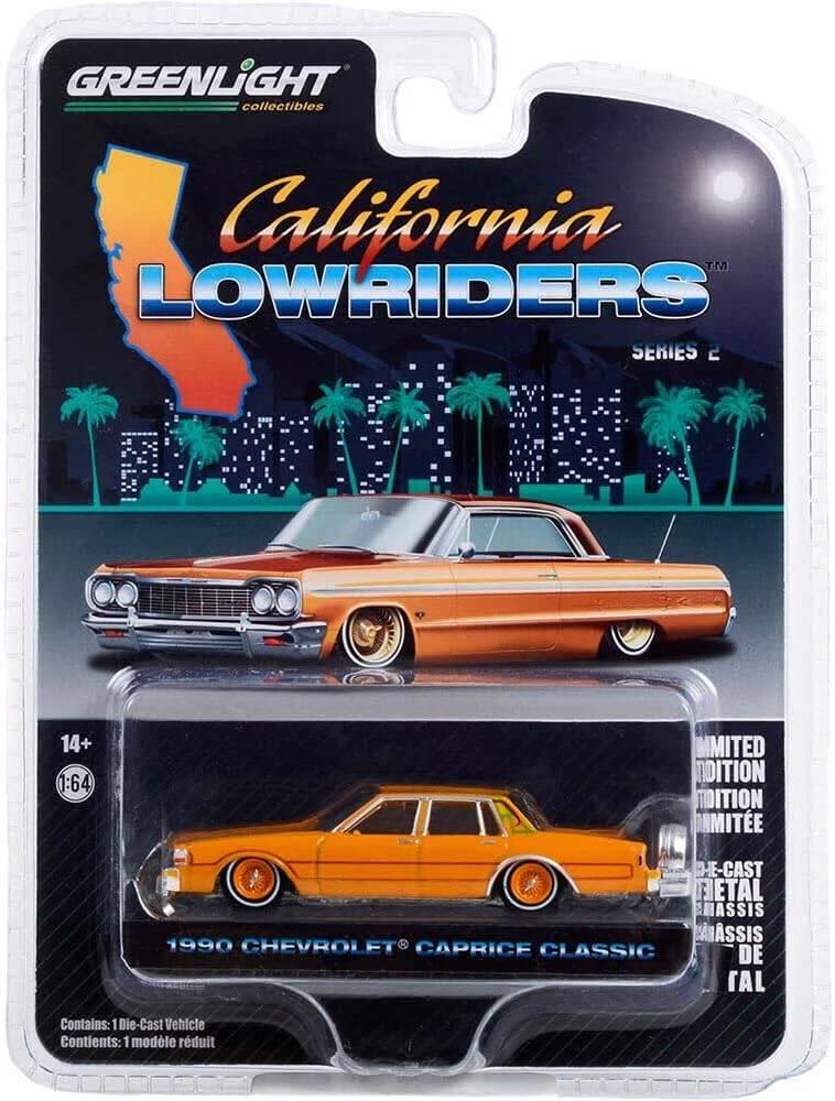 Greenlight 1/64 California Lowriders Series 2- 1990 Chevrolet Caprice 63030-F