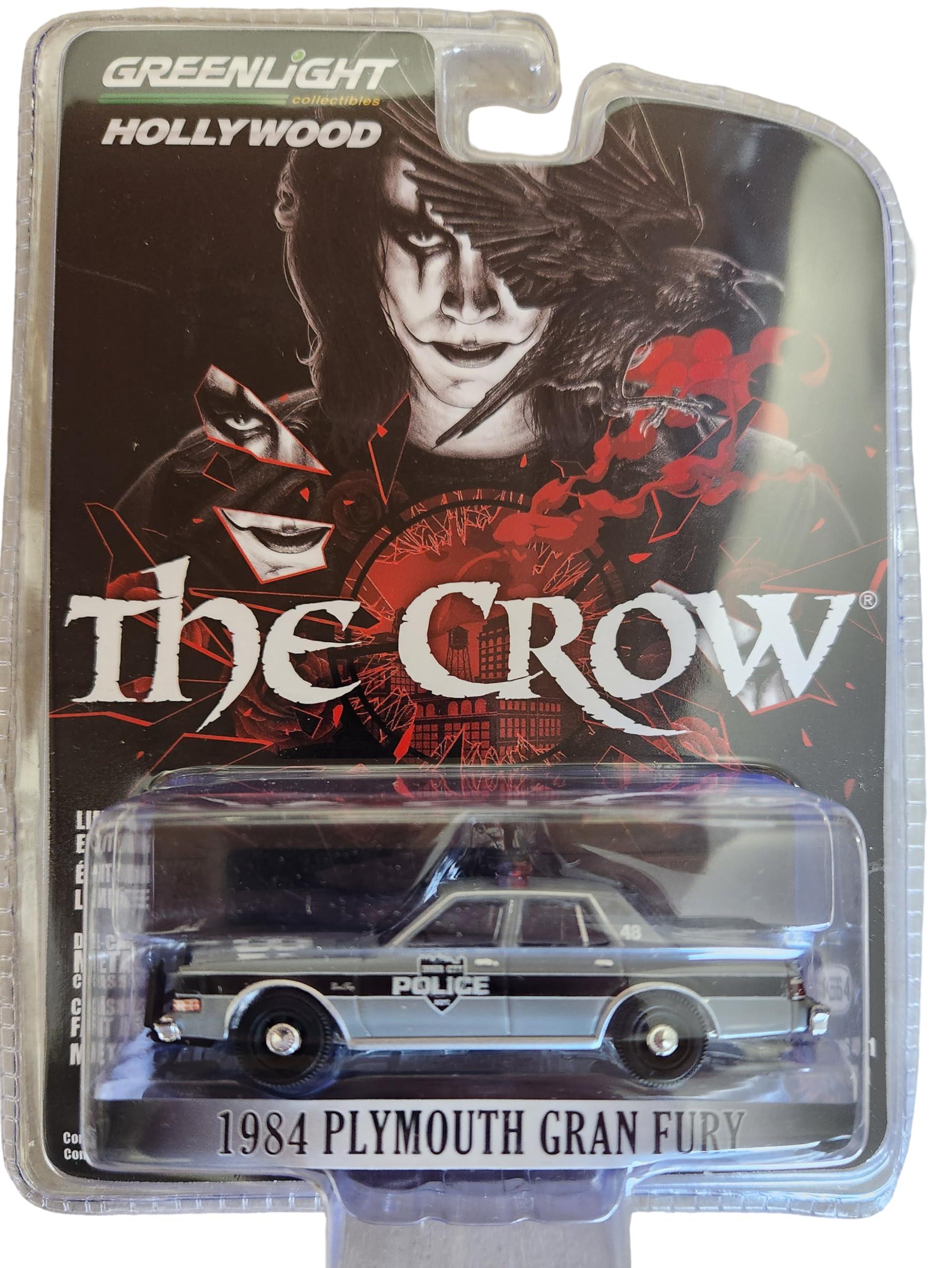 Greenlight 62020-E Hollywood Series 41 - The Crow - 1984 Plymouth Gran Fury - Inner City Police Department 1/64 Scale Diecast