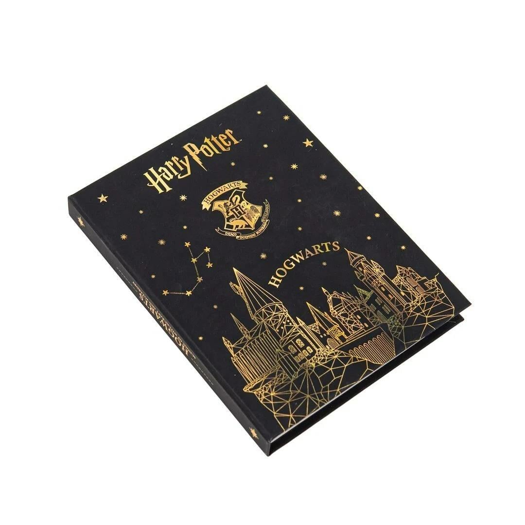 Harry Potter Lisanslı Kalemli Bloknot -Gold