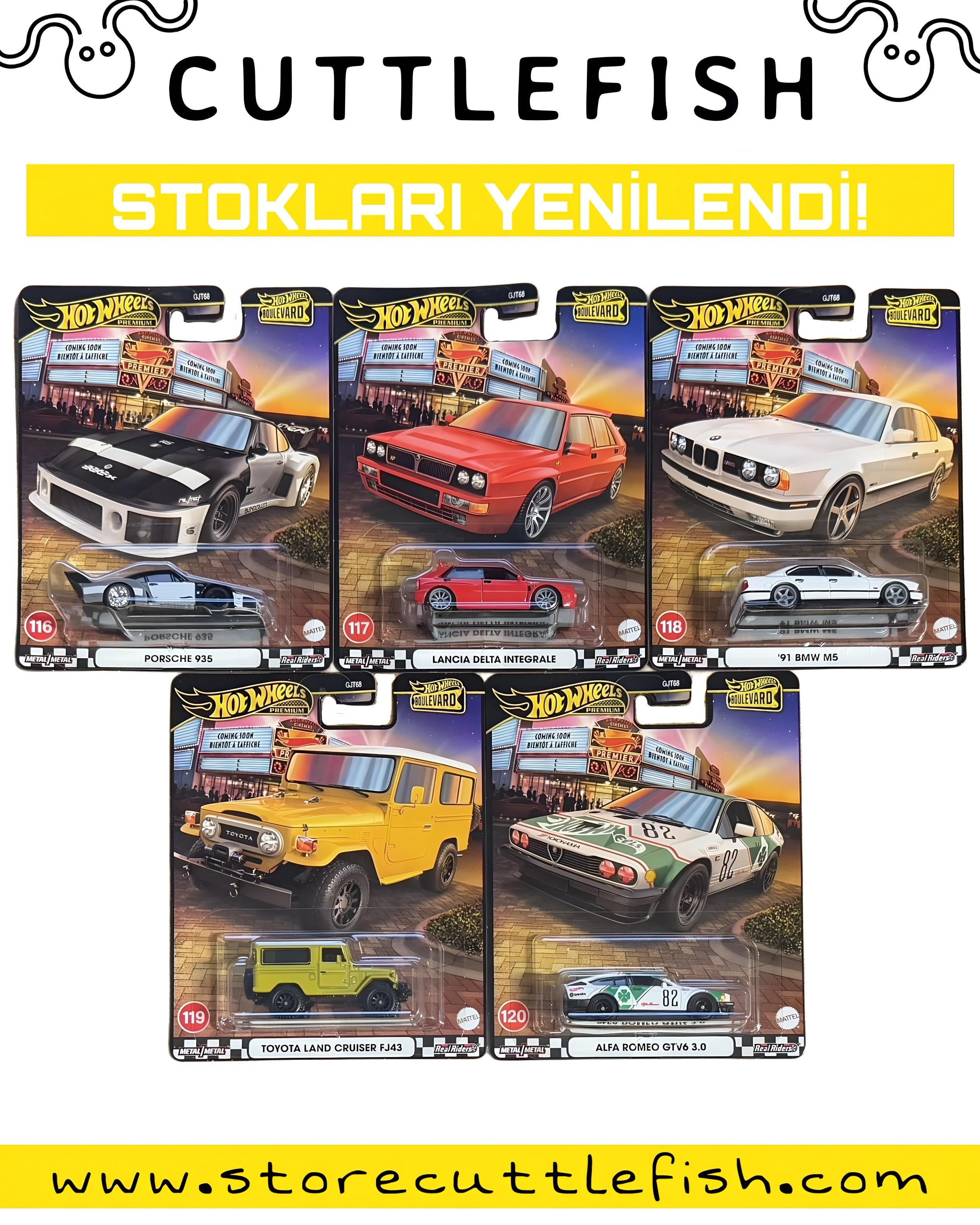 Hot Wheels Premium Boulevard 2025 (#116-120)