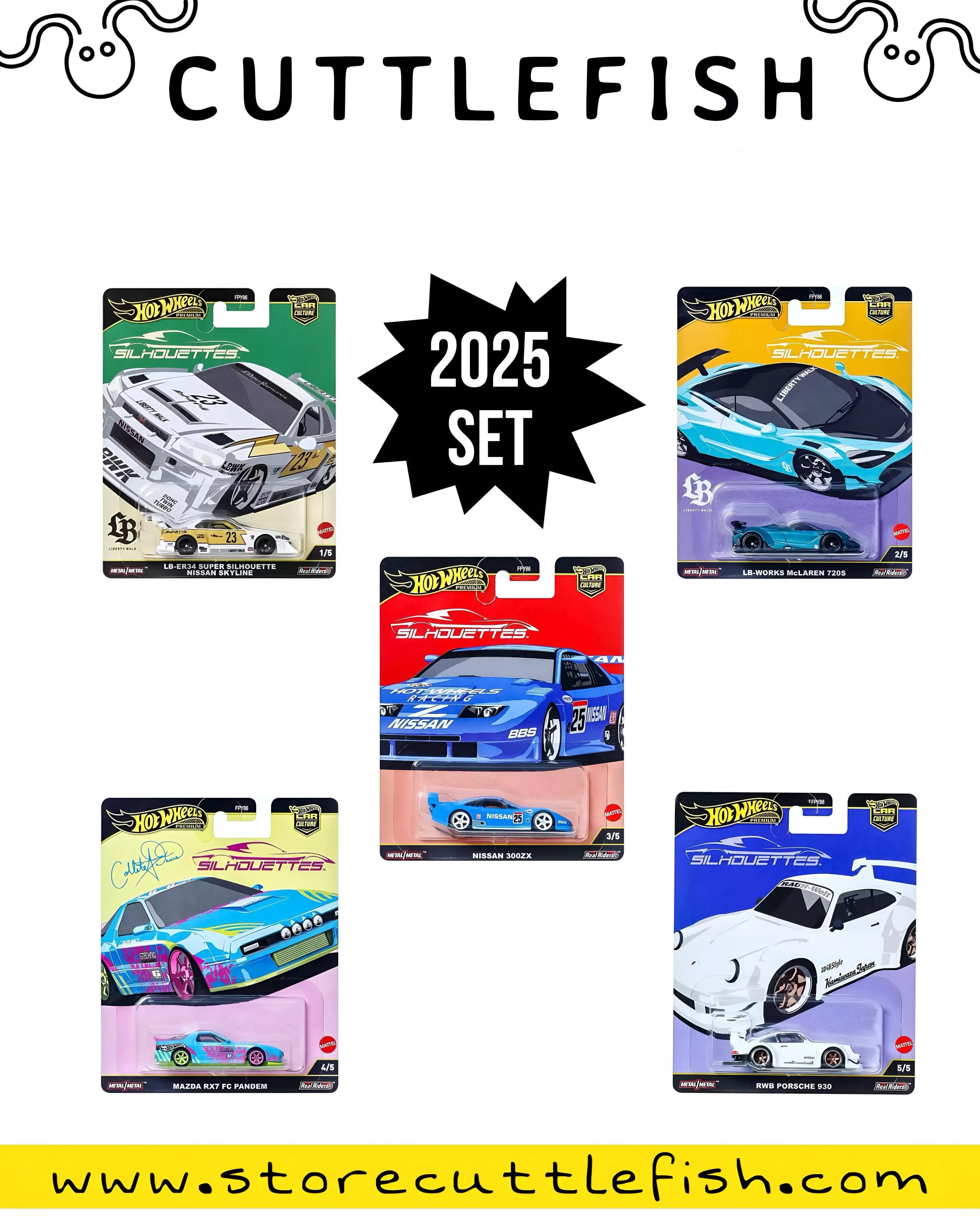Hot Wheels Silhouettes Set (5 Araba)