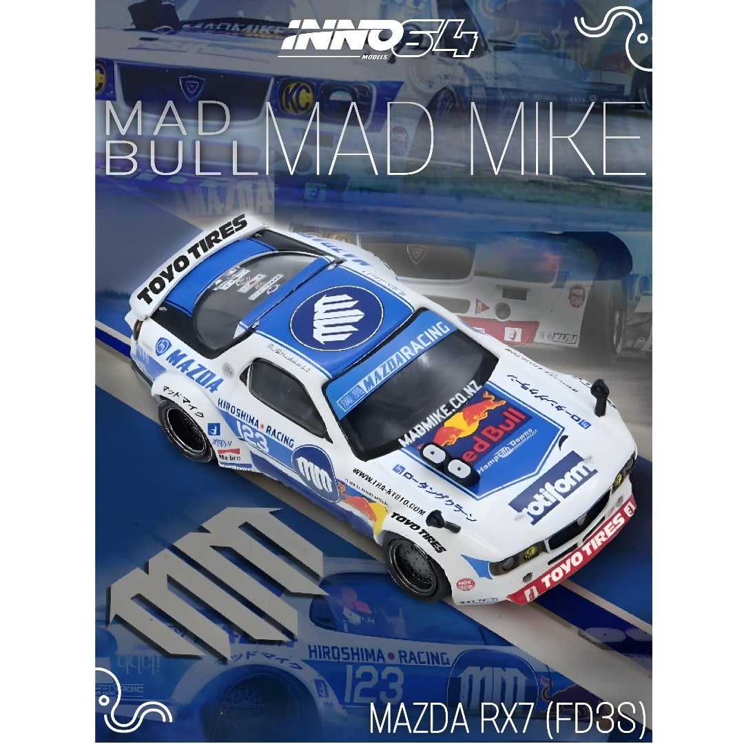 INNO64 1/64 Mazda RX7 (FD3S) Pandem Rocket Bunny Madbul Madlab Collection 001