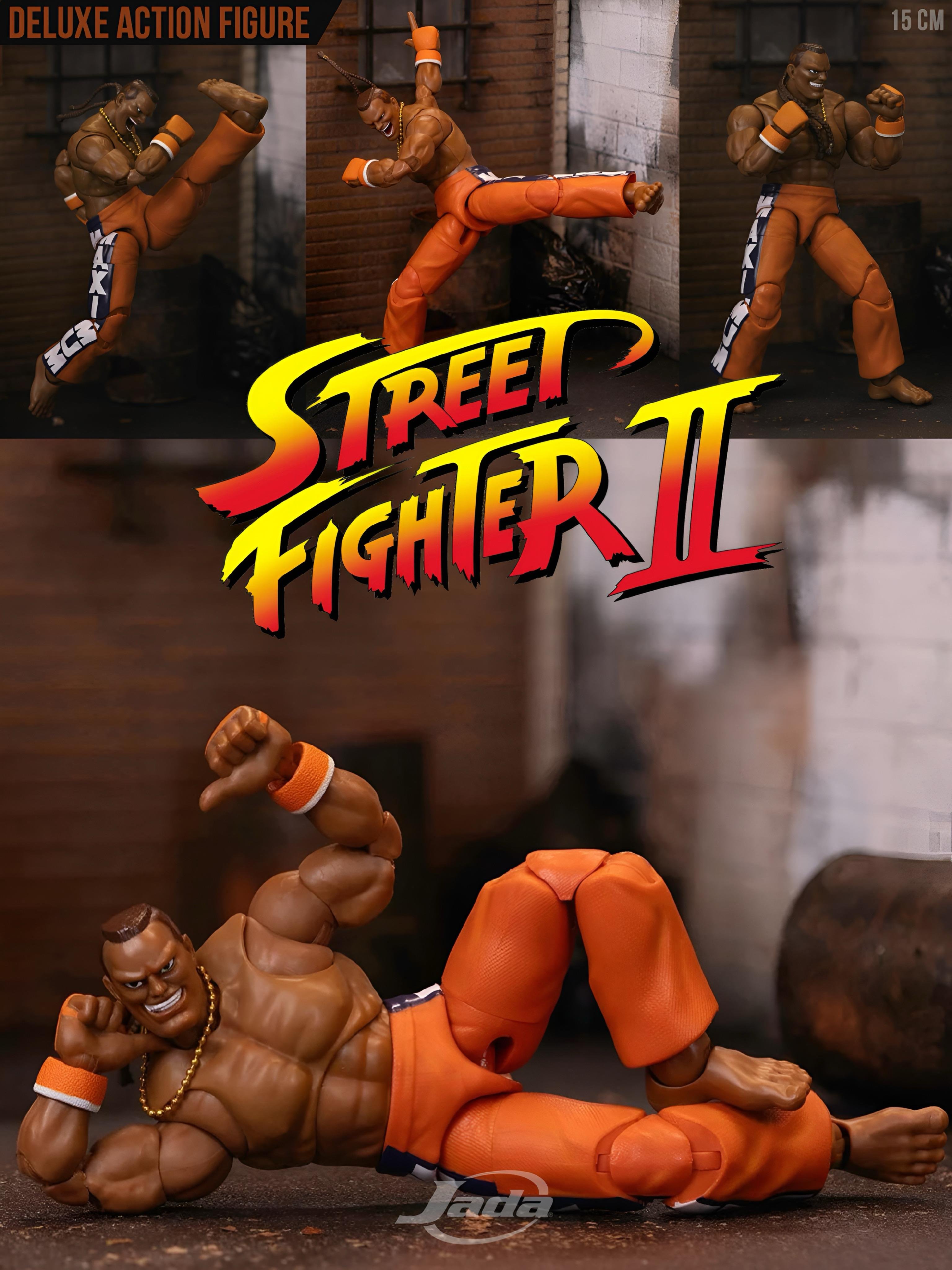 JADA Street Fighter II Dee Jay Aksiyon Figürü *15 cm