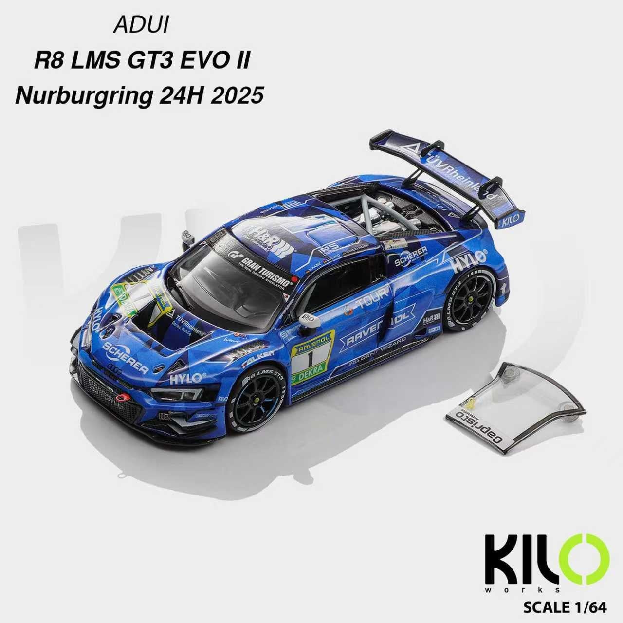 KILO works 1:64 Audi R8 LMS GT3 EVO ll