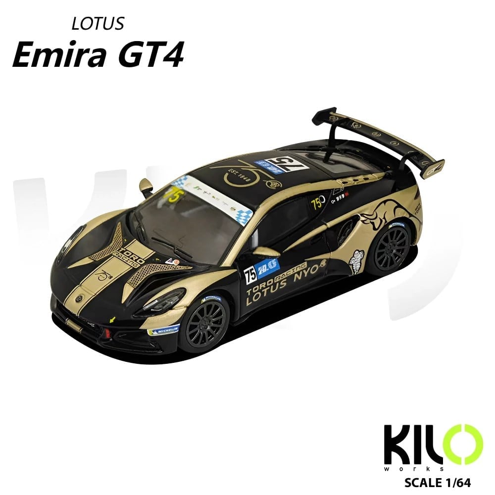 KILO works 1:64 LOTUS EMIRA GT4 LOTUS TEAM TORO