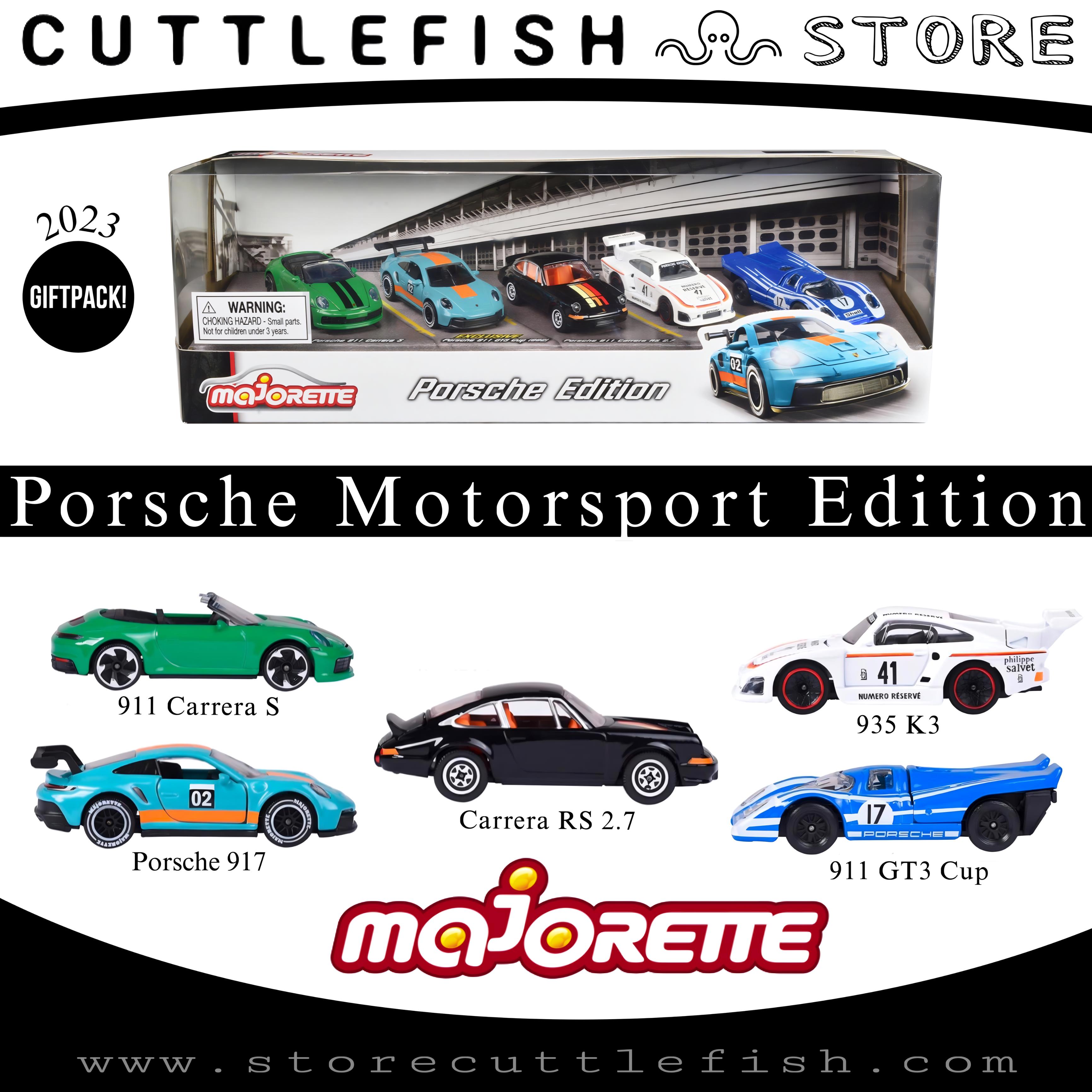 Majorette PORSCHE MOTORSPORT 5 PIECES GIFTPACK