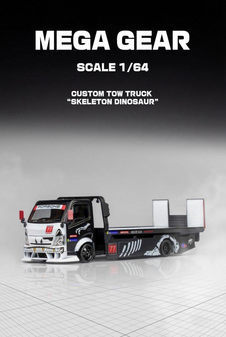 Mega Gear 1/64 MG Trailer Bone Dragon Metallic Black