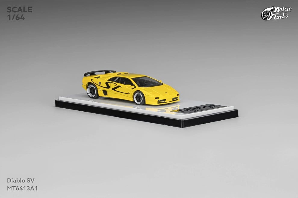 Microturbo - 1/64 Custom Diablo SV - Metallic Yellow