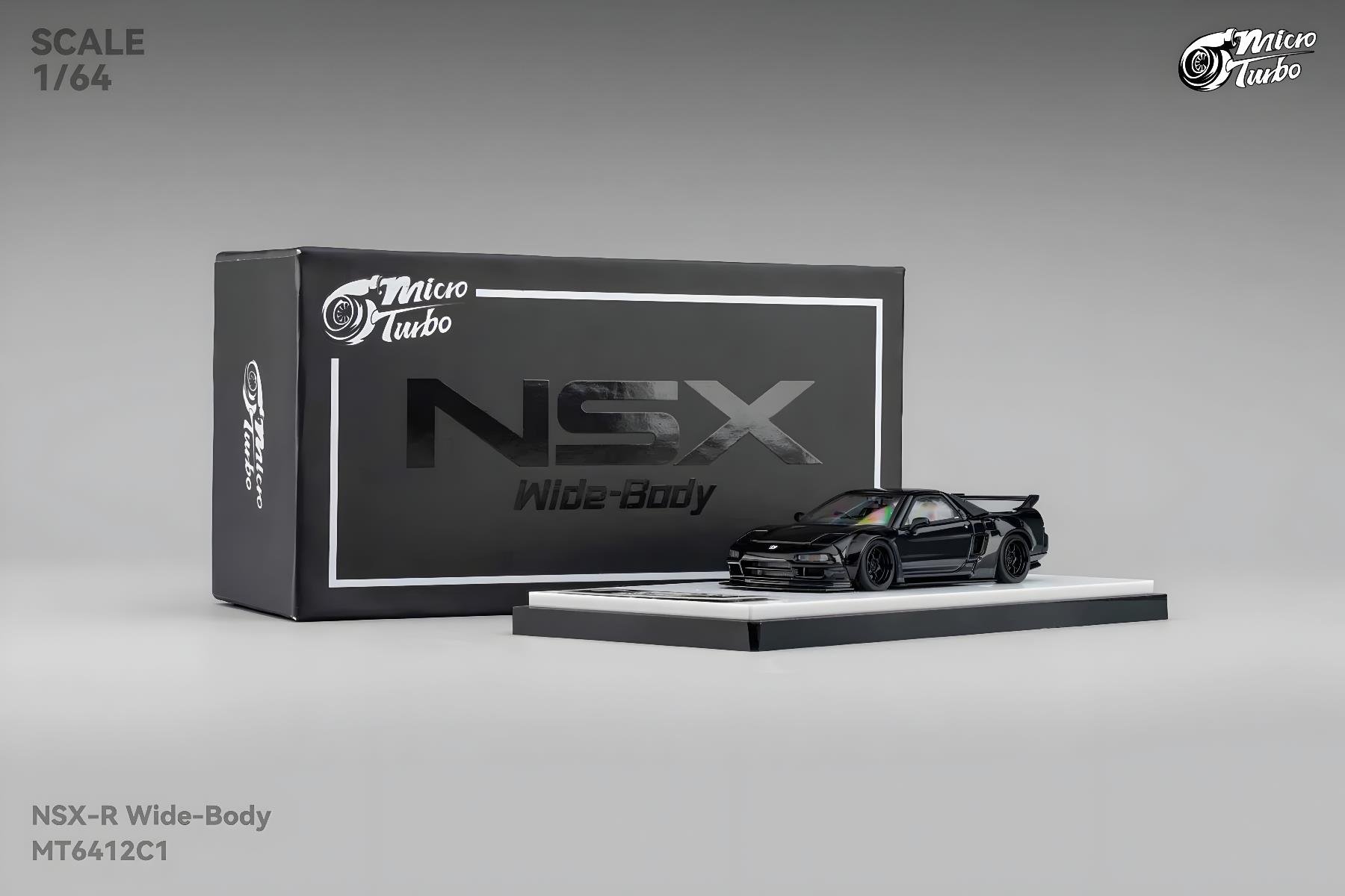 Microturbo 1:64 Custom NSX Wide Body - Gloss Black MT6412C1