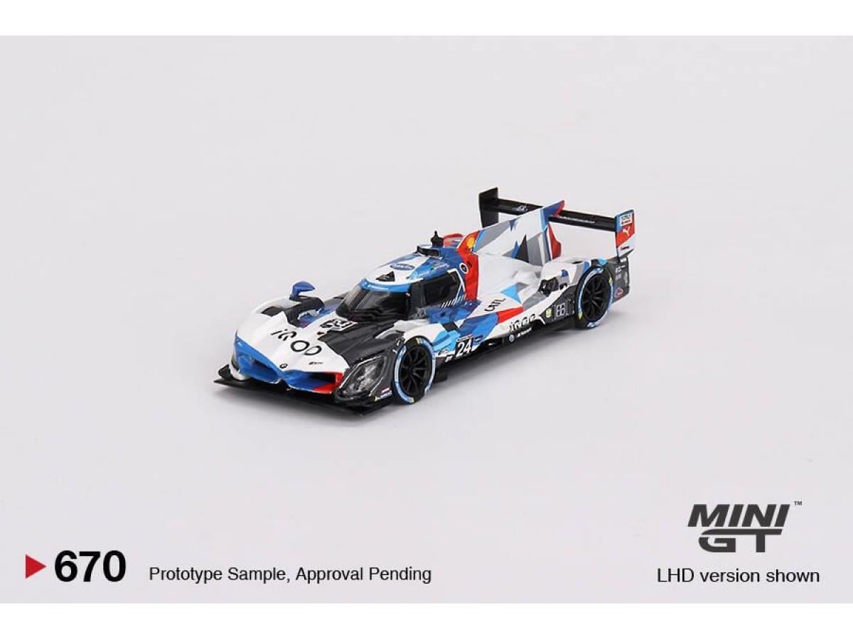 Mini Gt 1/64 BMW M Hybrid V8 GTP #24 BMW M Team RLL 2023 IMSA Daytona 24 Hrs