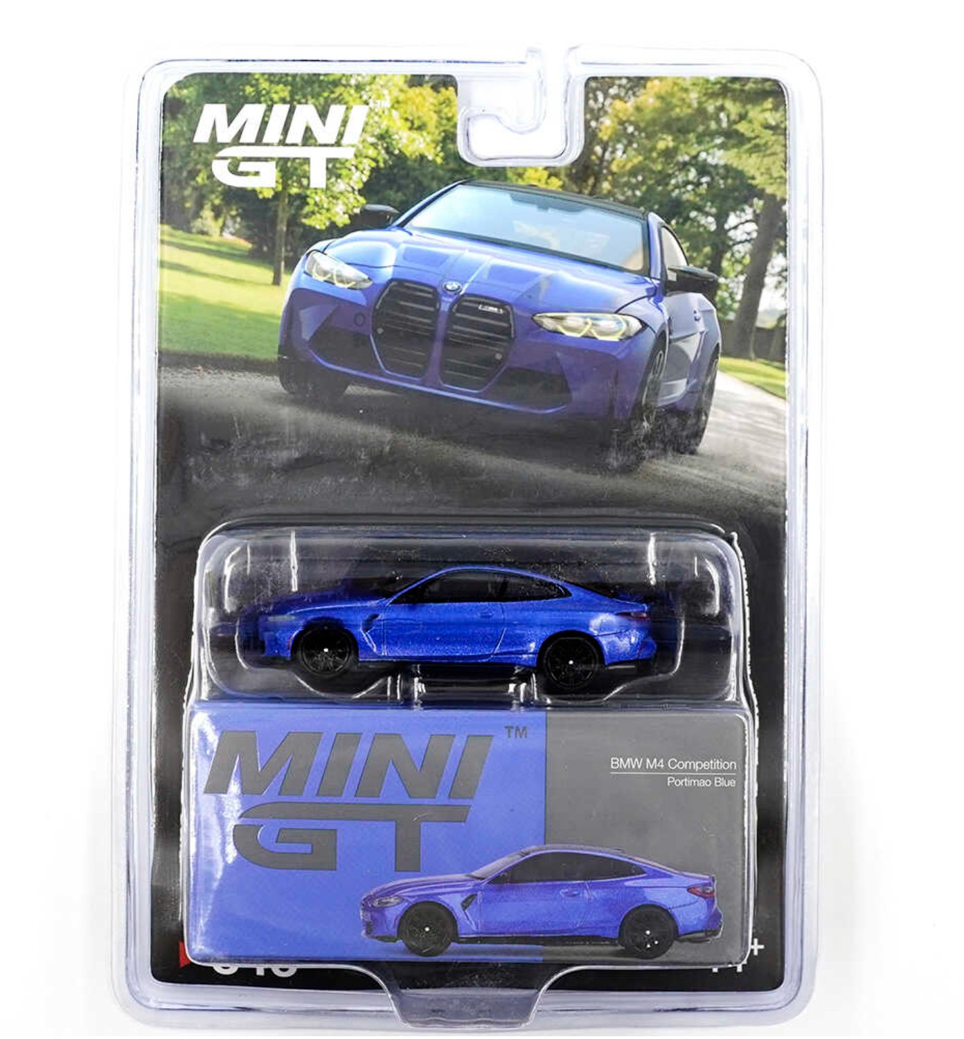Mini GT 1/64 BMW M4 Competition (G82) Portimao Blue - Blister Paket MGT00845-BL