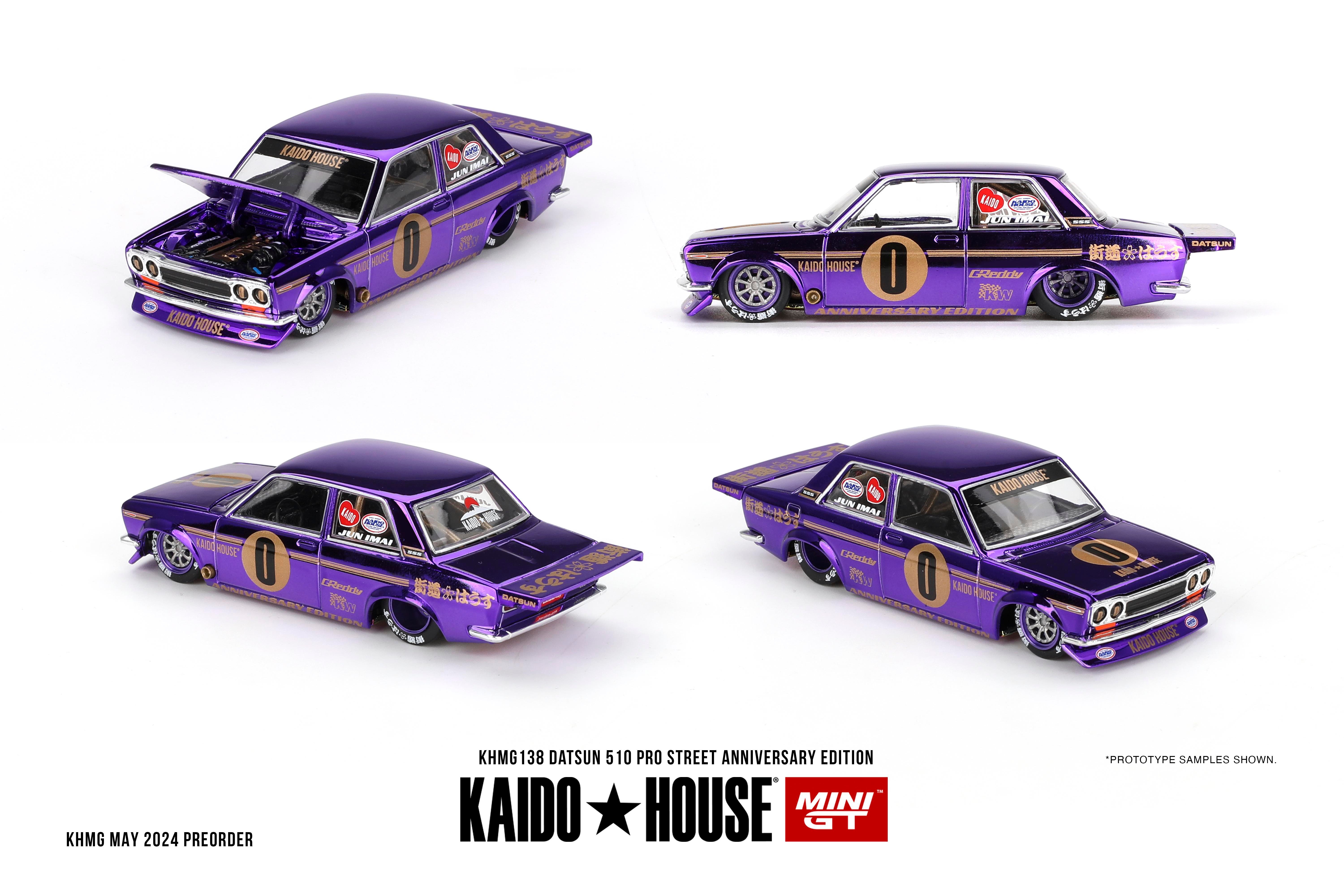 Mini GT 1/64 Kaido House Datsun 510 Pro Street Anniversary Edition
