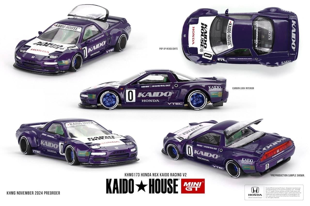 Mini GT 1/64 KaidoHouse Honda NSX Kaido Racing V2 //173