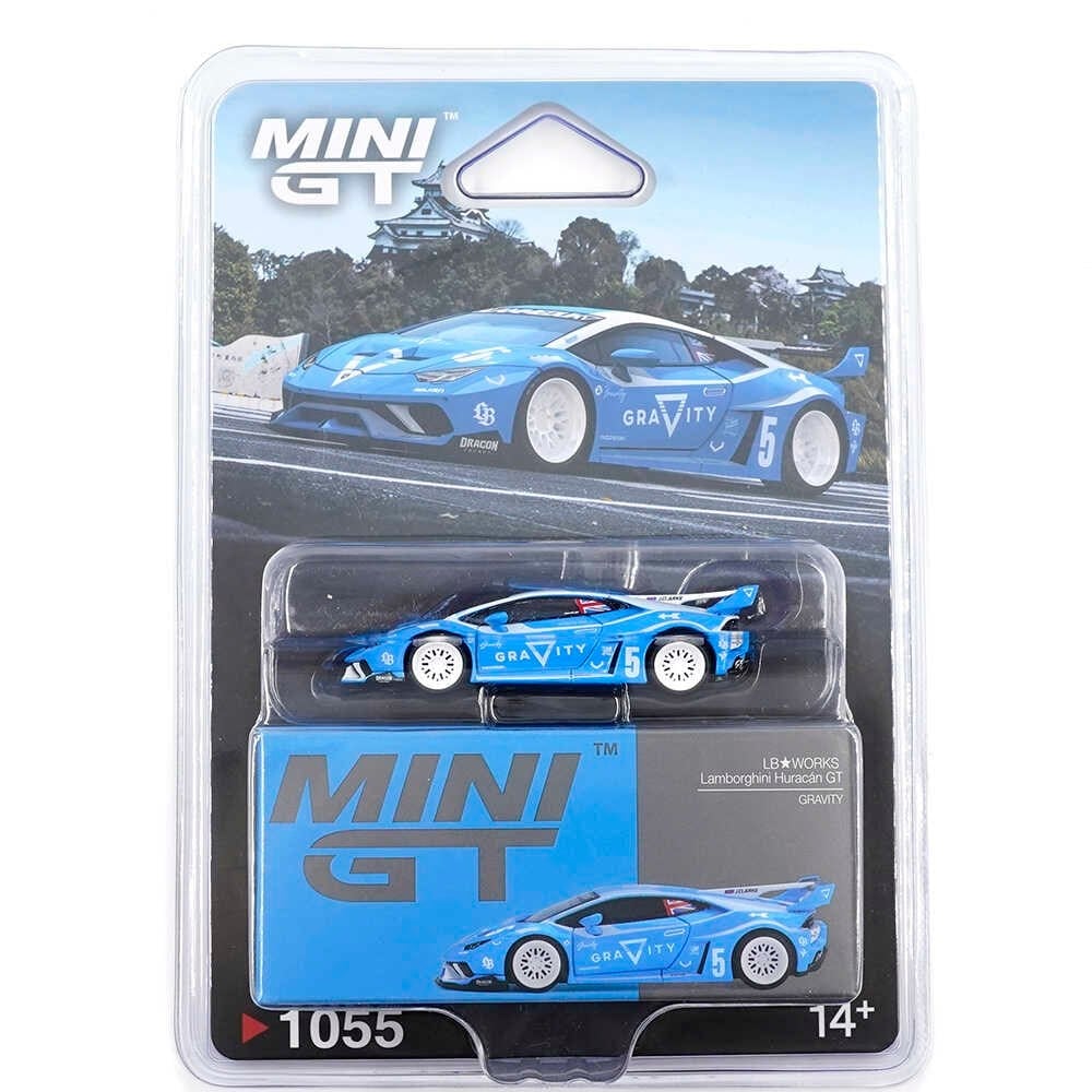 Mini GT 1/64 LB-WORKS Lamborghini Huracán GT GRAVITY - Blister Paket MGT01055-BL