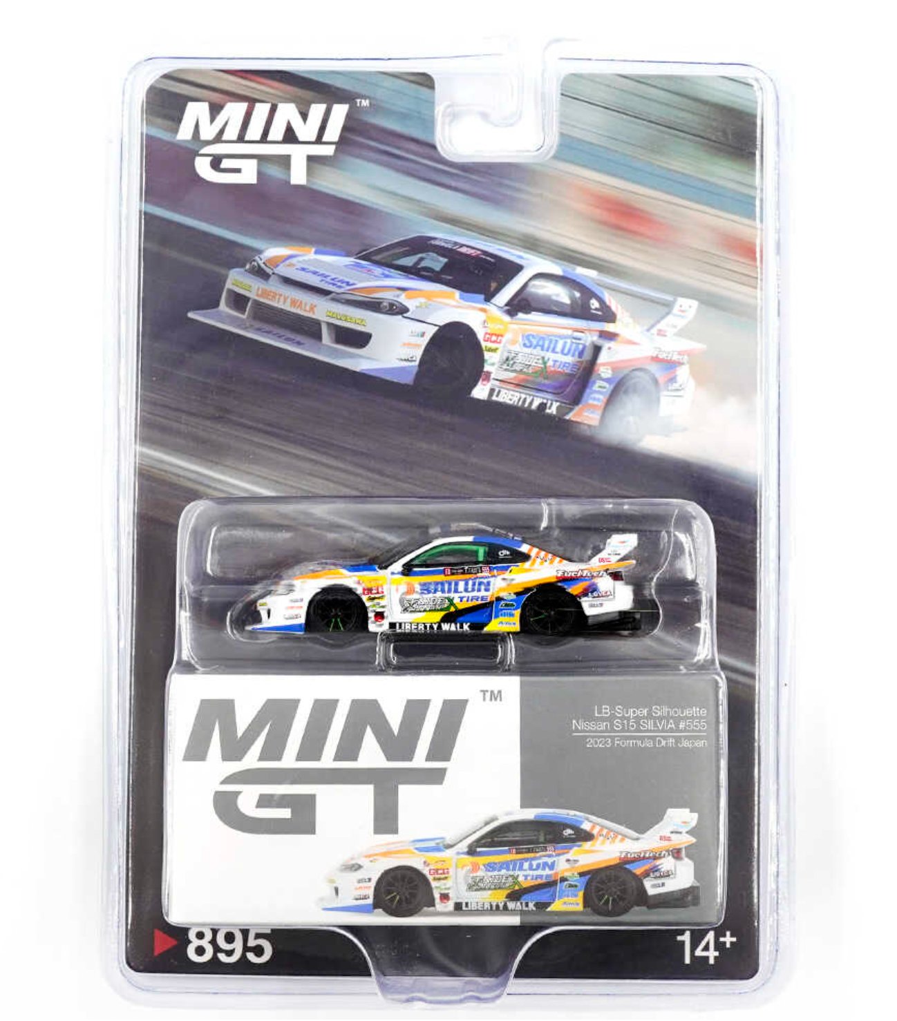 Mini GT 1/64 Nissan LB-Super Silhouette S15 SILVIA 2023 Formula Drift Japan - Blister Paket MGT00895-BL