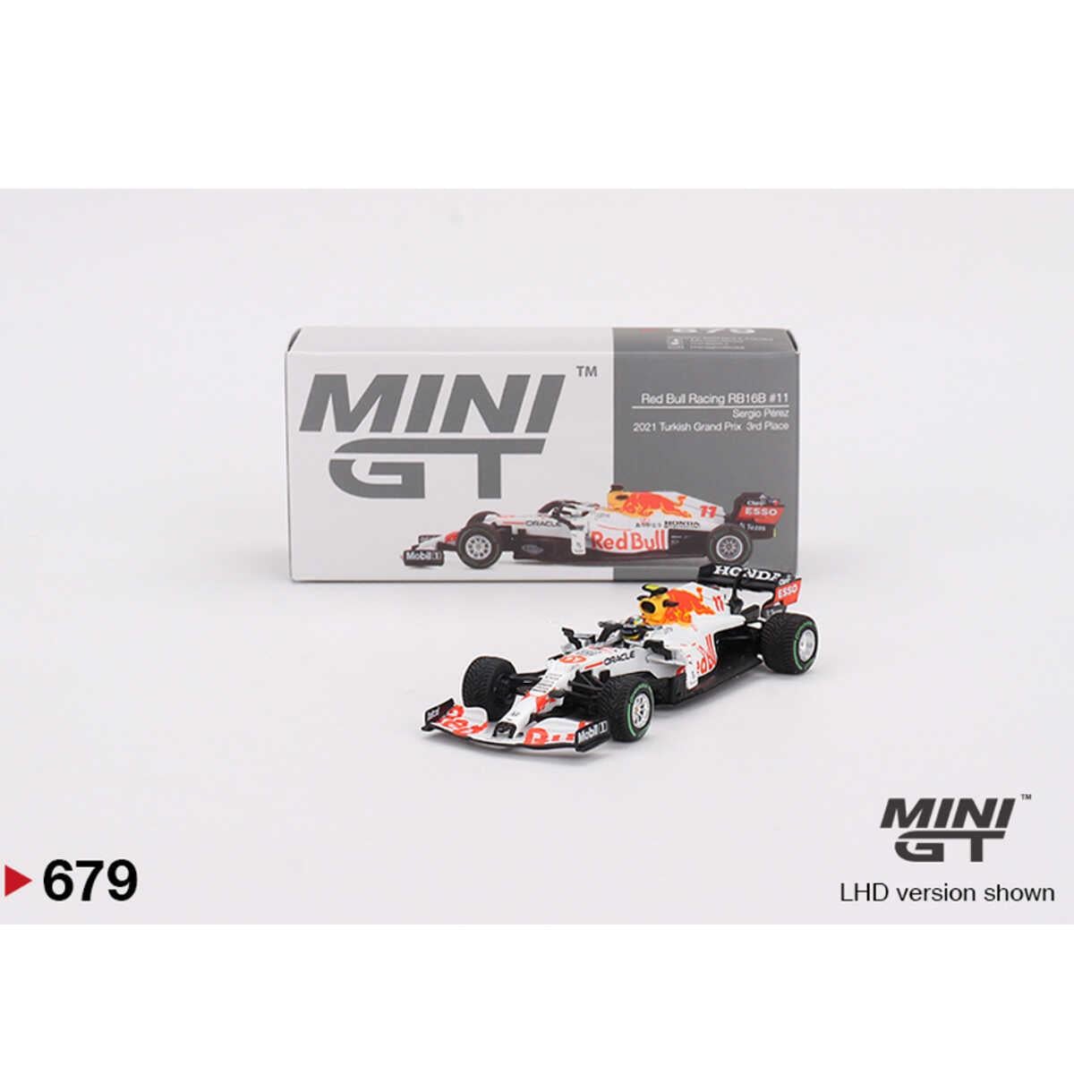Mini GT 1/64 Red Bull RB16B #11 Sergio Pérez 2021 Turkish Grand Prix 3rd Place //679
