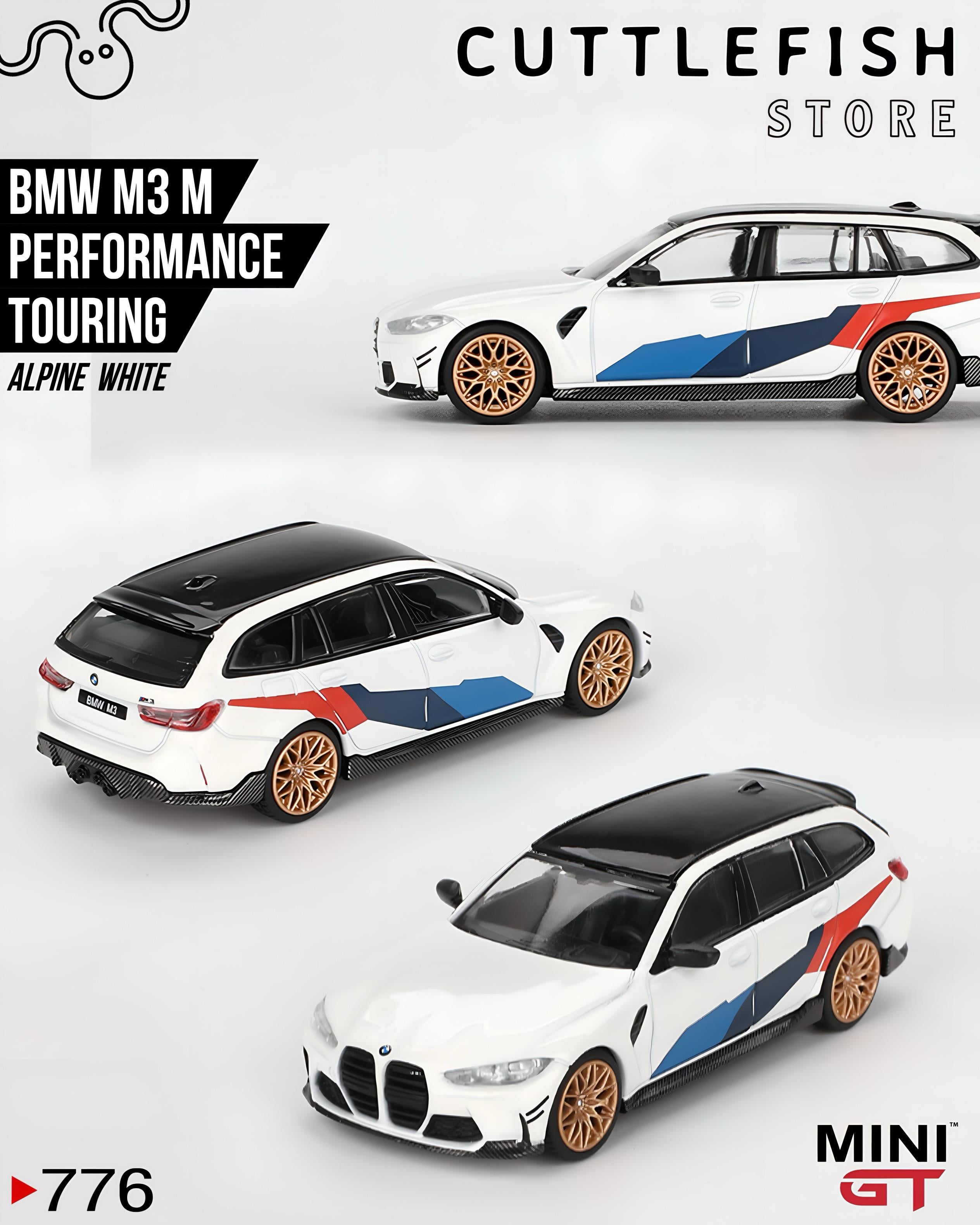 Mini GT BMW M3 M Performance Touring Alpine White