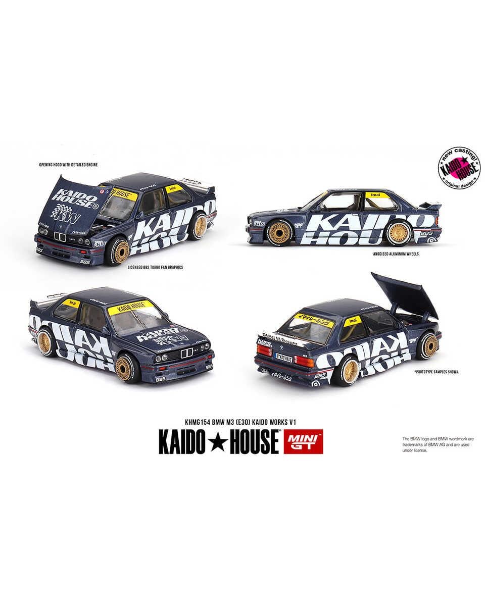 Mini GT Mini GT 1/64 KaidoHouse BMW M3 (E30) Kaido Works V1