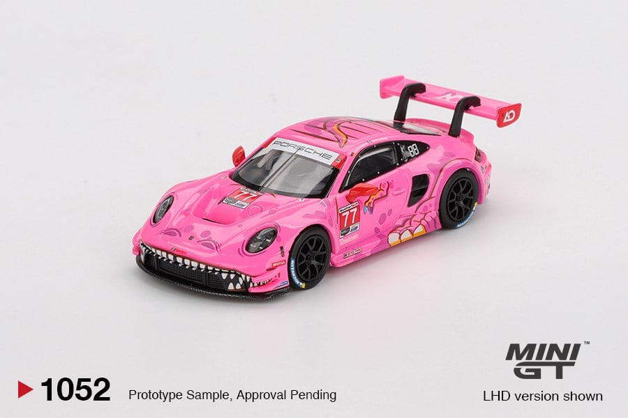Mini GT Porsche 911 GT3 R #77 AO Racing 2024 IMSA Road America