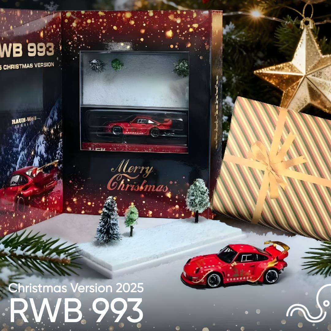 Model Model 1:64 Diecast Model Car - RWB 993 Christmas Version 2025