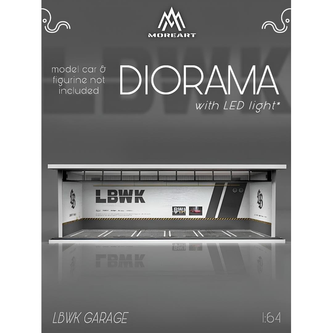 MoreArt 1:64 Diorama Parking Lot LBWK