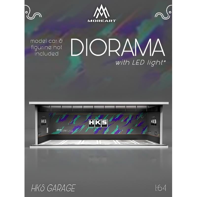 MoreArt 1/64 HKS Light up Assembly scene Diorama MO914002