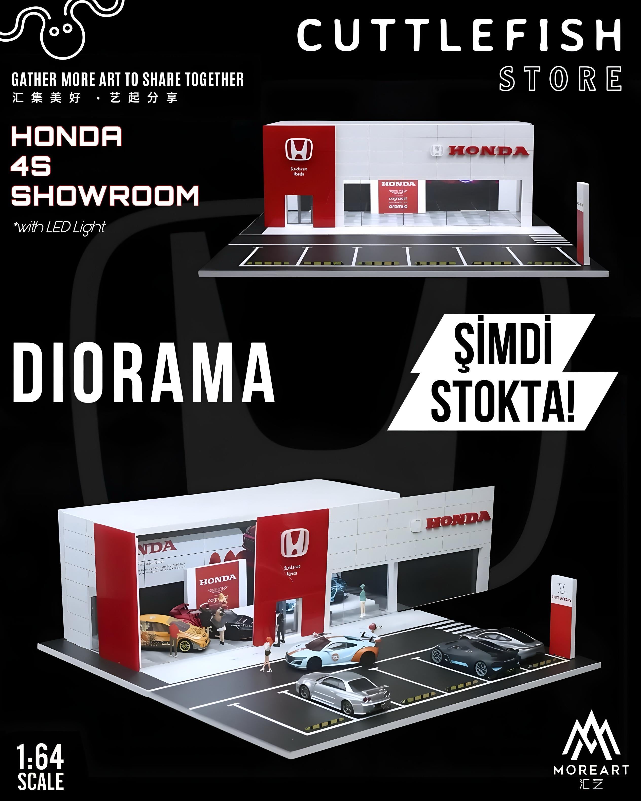 MoreArt 1:64 HONDA 4S SHOWROOM MODEL MO936011