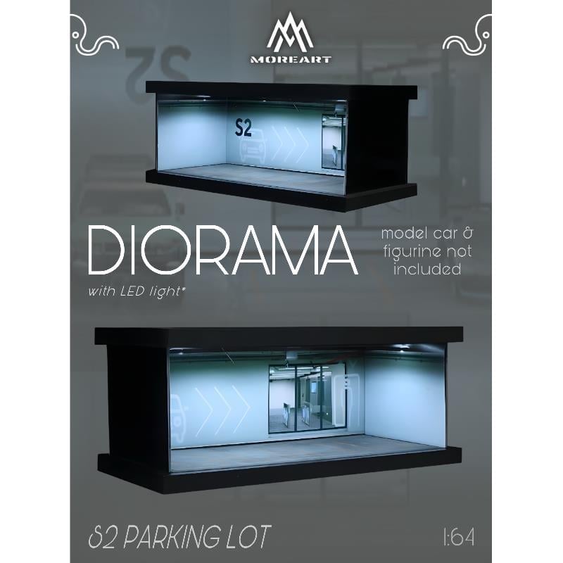 MoreArt 1:64 Light Version S2 Parking Lot Diorama