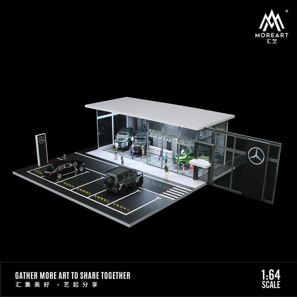 MOREART 1/64 Mercedes Benz Showroom