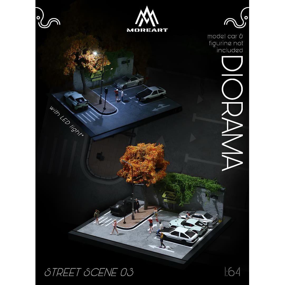 MoreArt 1:64 STREET SCENE ASSEMBLY SERIES 03 MODEL MO960203