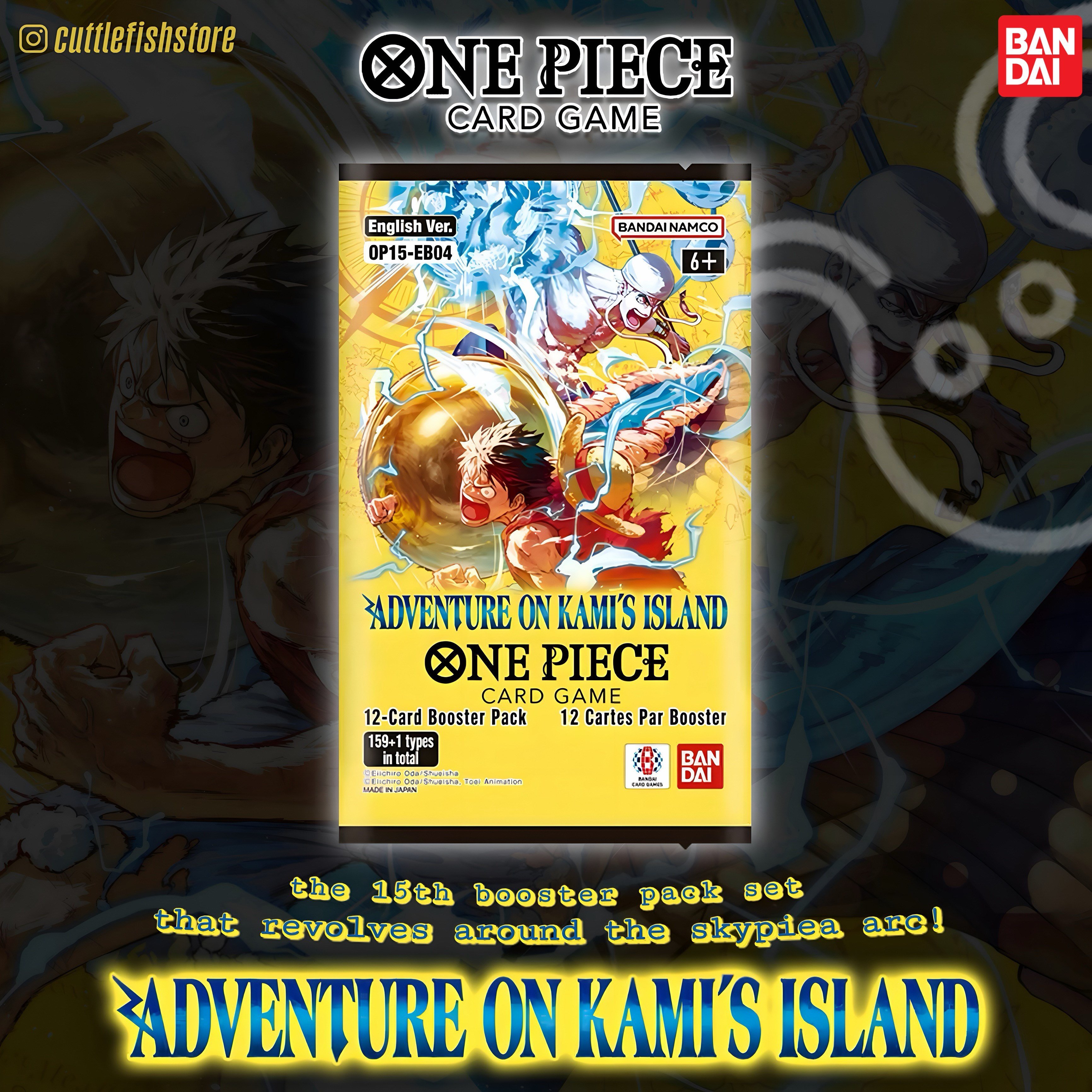 One Piece Card Game ADVENTURE ON KAMI'S ISLAND- [OP15-EB04] Booster Box -Eng.