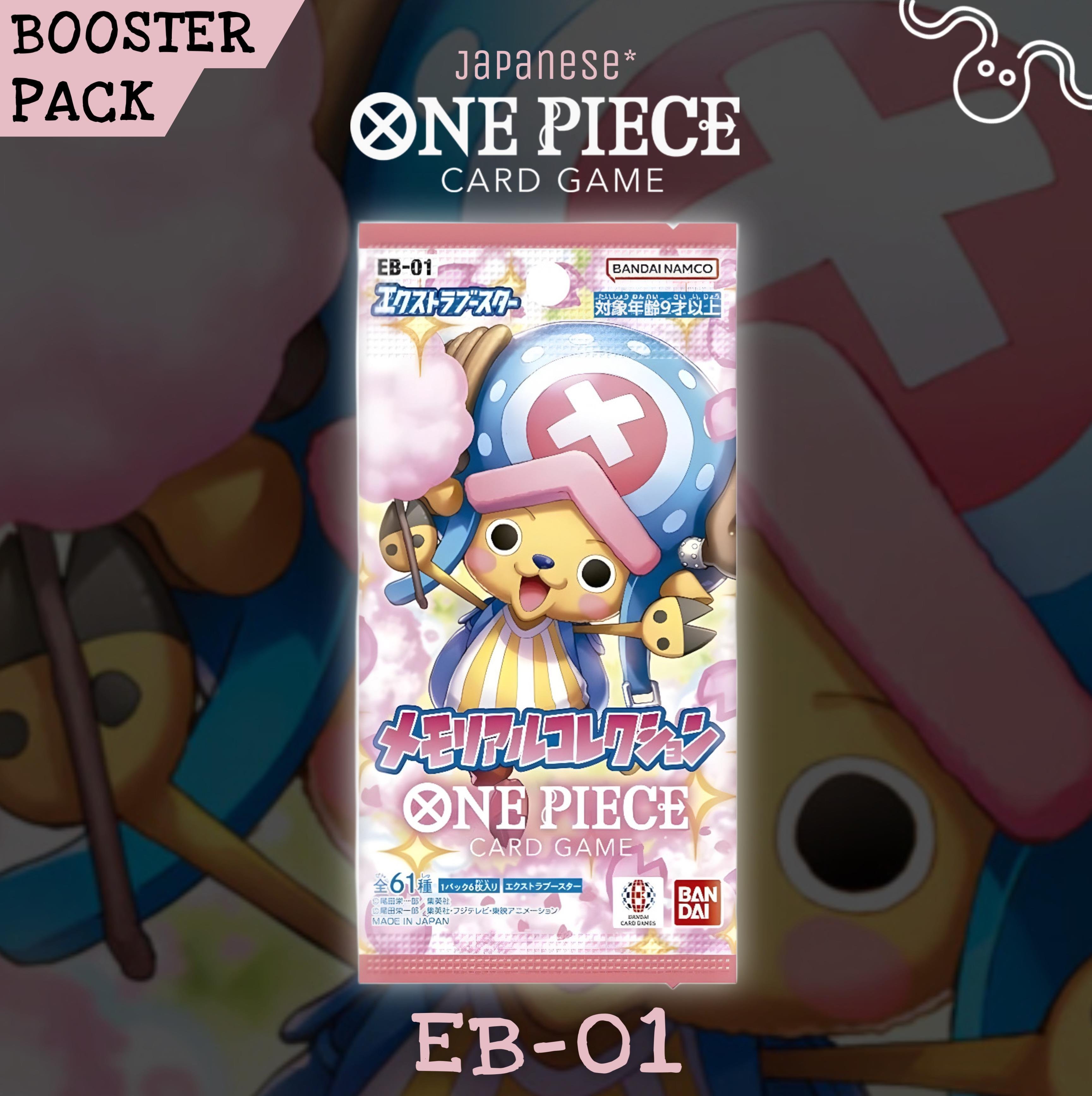 ONE PİECE EB-01 Japanese Booster Pack / Memorial Collection