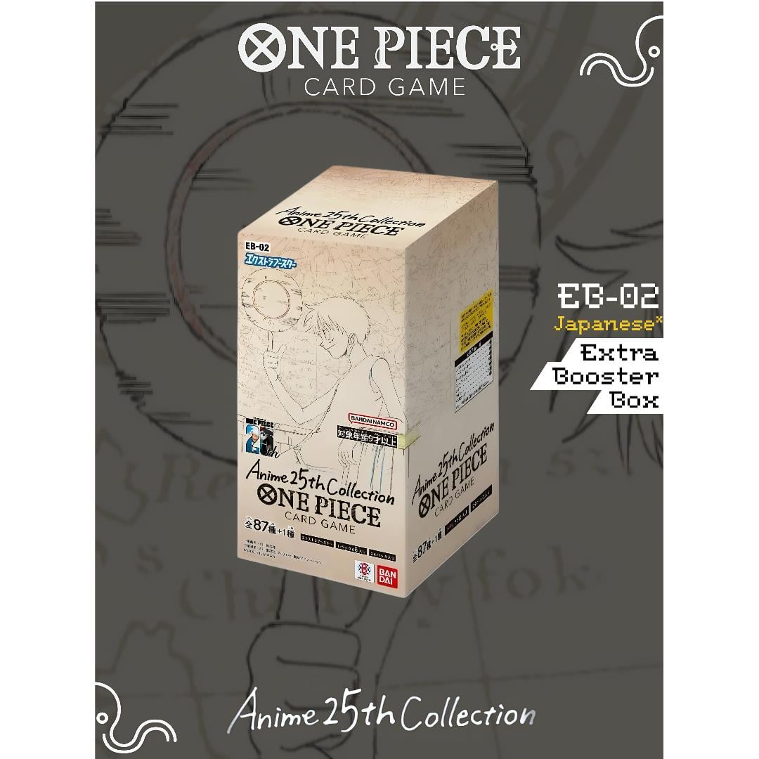 One Piece EB-02 Anime 25th Collection Japanese Booster Box