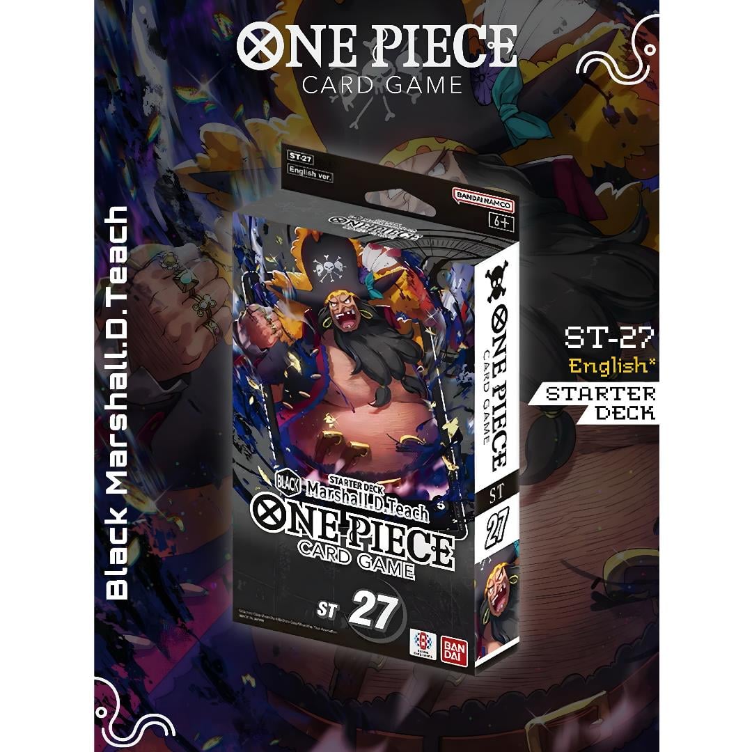 One Piece Starter Deck -Black Marshall.D.Teach- [ST-27] Eng.