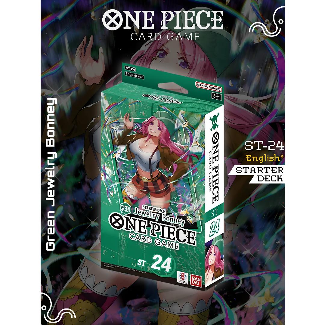 One Piece Starter Deck -Green Jewelry Bonney- [ST-24] Eng.