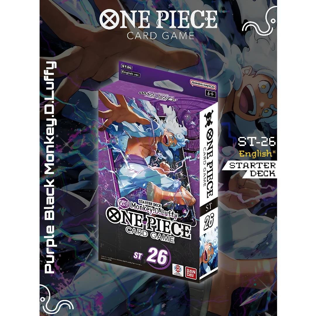 One Piece Starter Deck -Purple Black Monkey.D.Luffy- [ST-26] Eng.