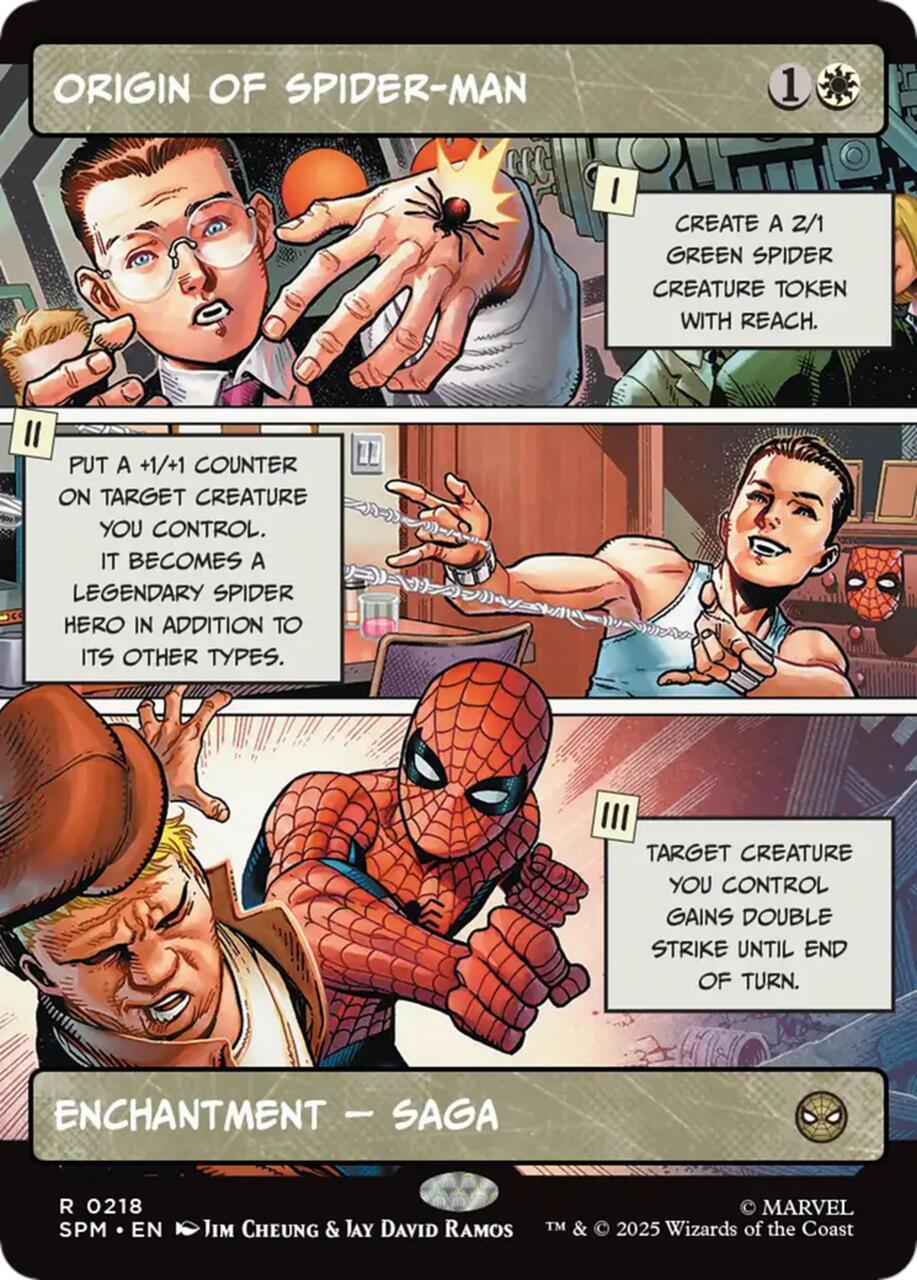 Origin of Spider-Man (Comic Panel)