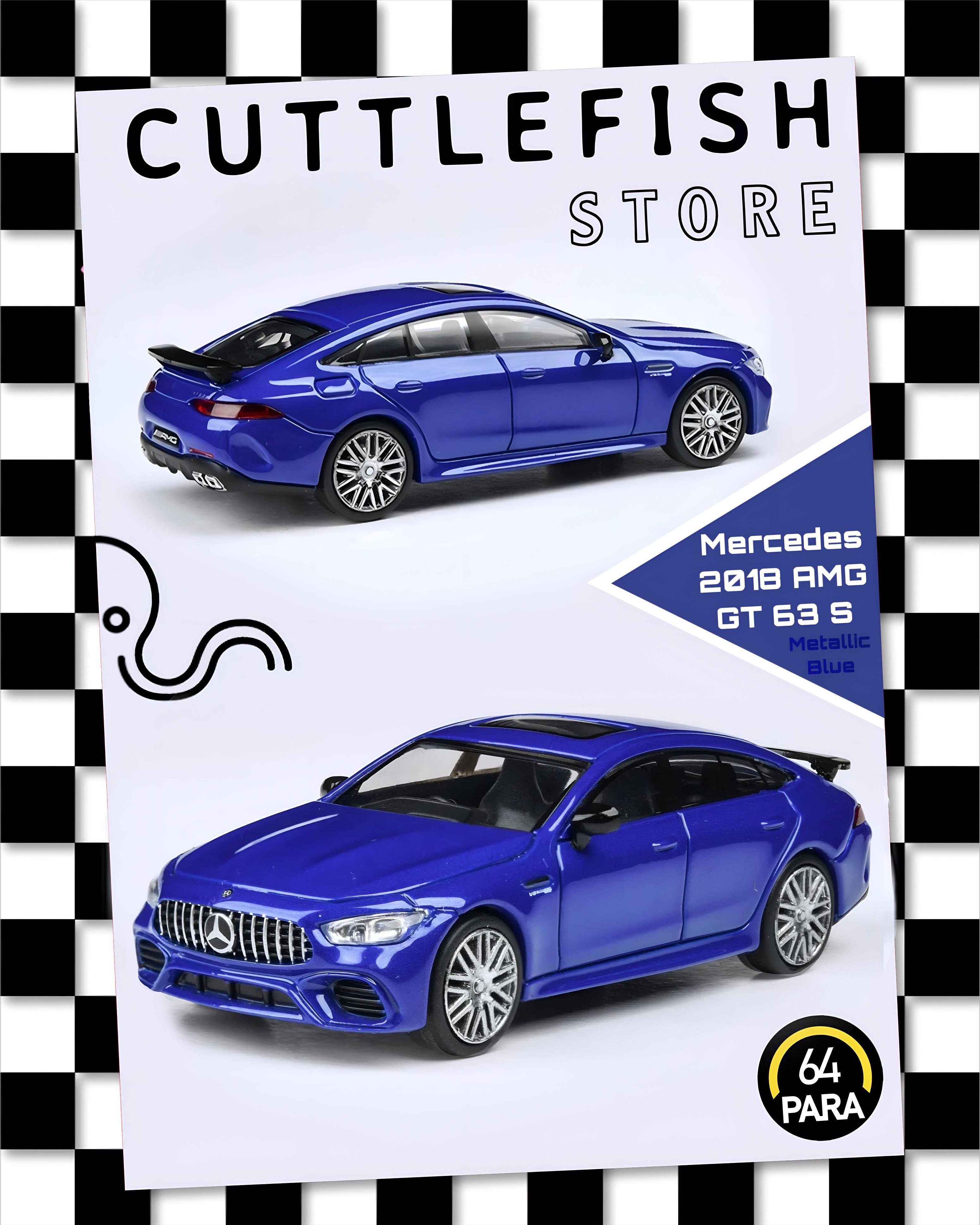 Para64 Mercedes 2018 AMG GT 63 S Metallic Blue Lhd
