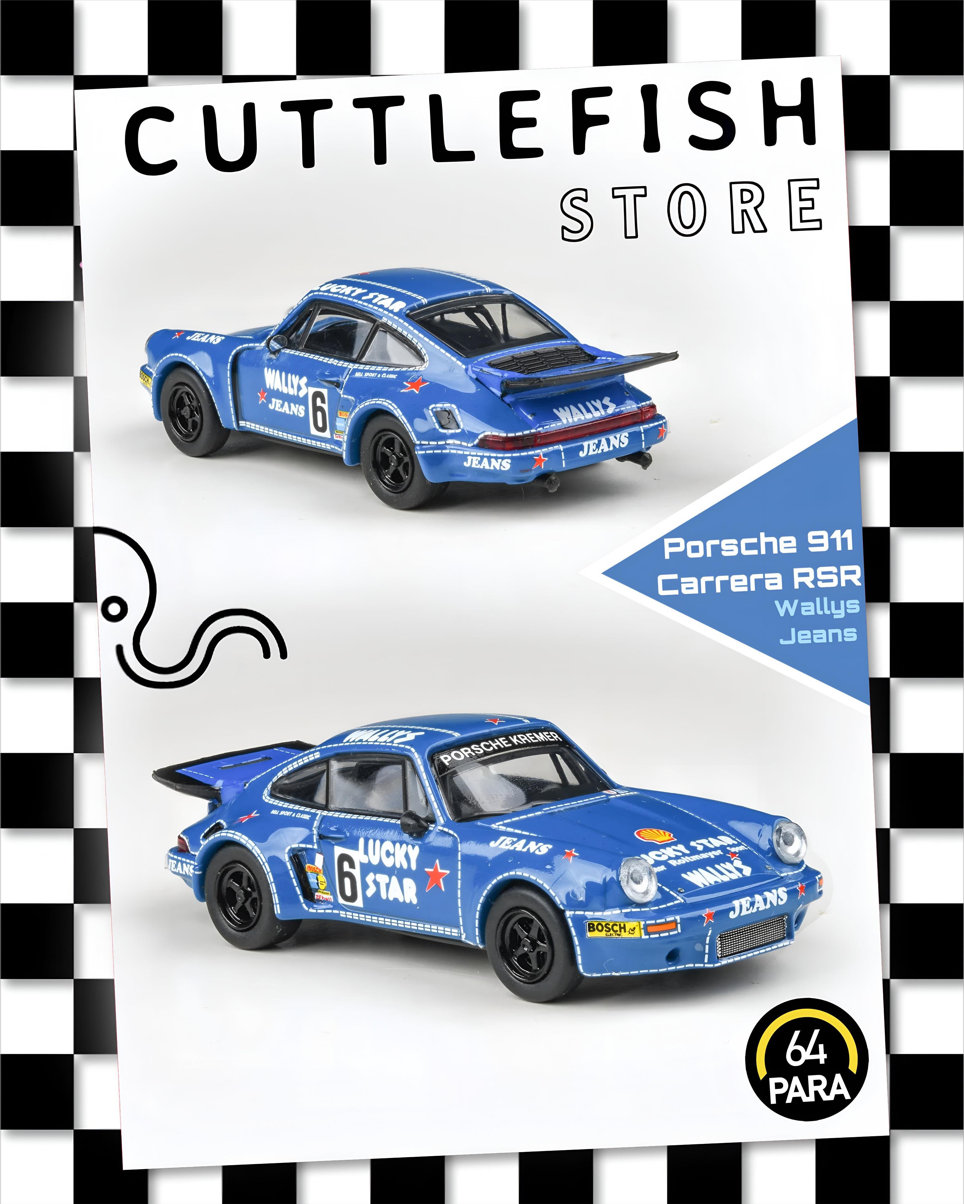 Para64 Porsche 911 Carrera Rsr 3.0 Kremer Racing Wallys Jeans