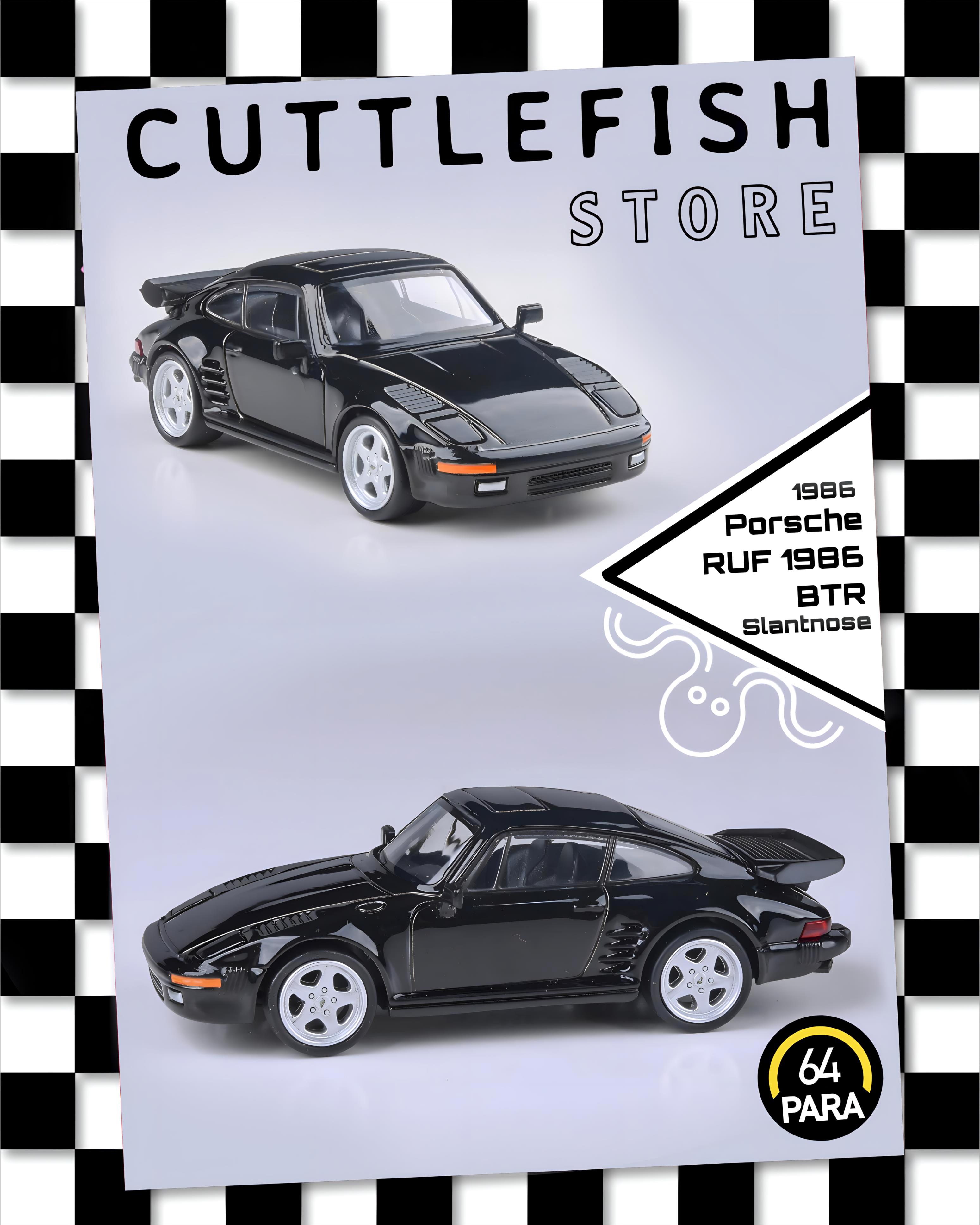 Para64 Porsche RUF 1986 BTR Black Lhd