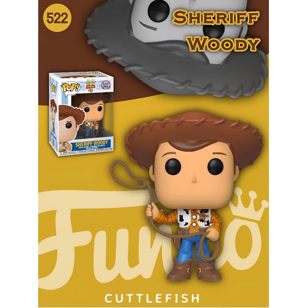 Pixar Funko Pop! Sheriff Woody No:522