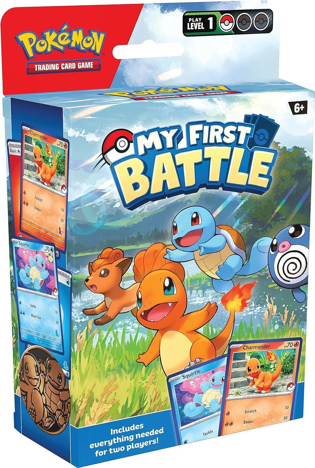 POKEMON TCG// My First Battle Charmender&Squirtle (2 Ready-to-Play Mini Decks & Accessories)