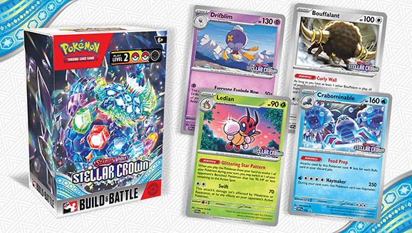 POKEMON TCG: Scarlet & Violet Stellar Crown Build&Battle Box