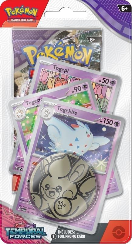 Pokemon TCG Scarlet & Violet Temporal Forces - Togepi Premium Checklane Blister 