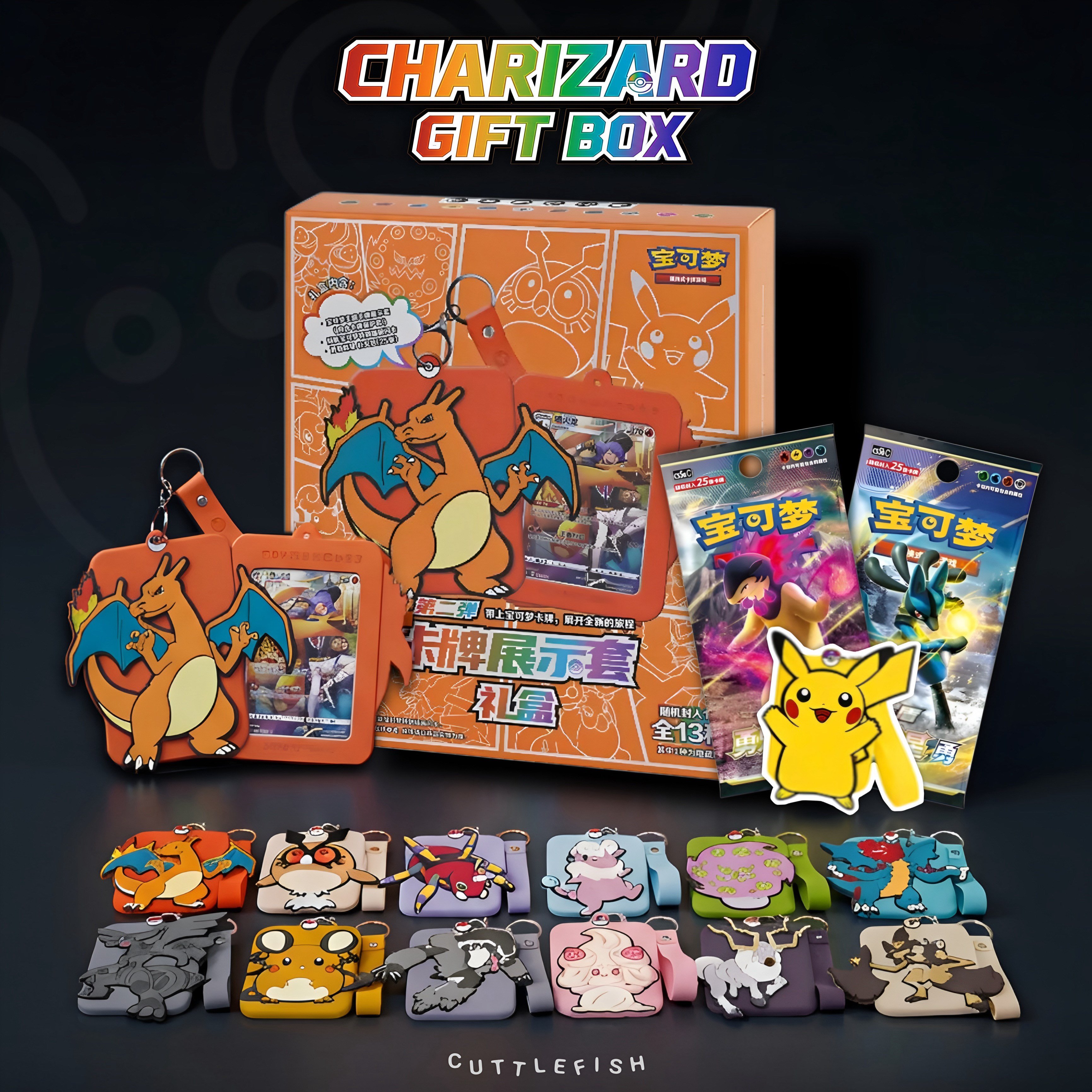 Pokémon TCG – Simplified Chinese Pokémon Charizard Card Display Set Gift Box