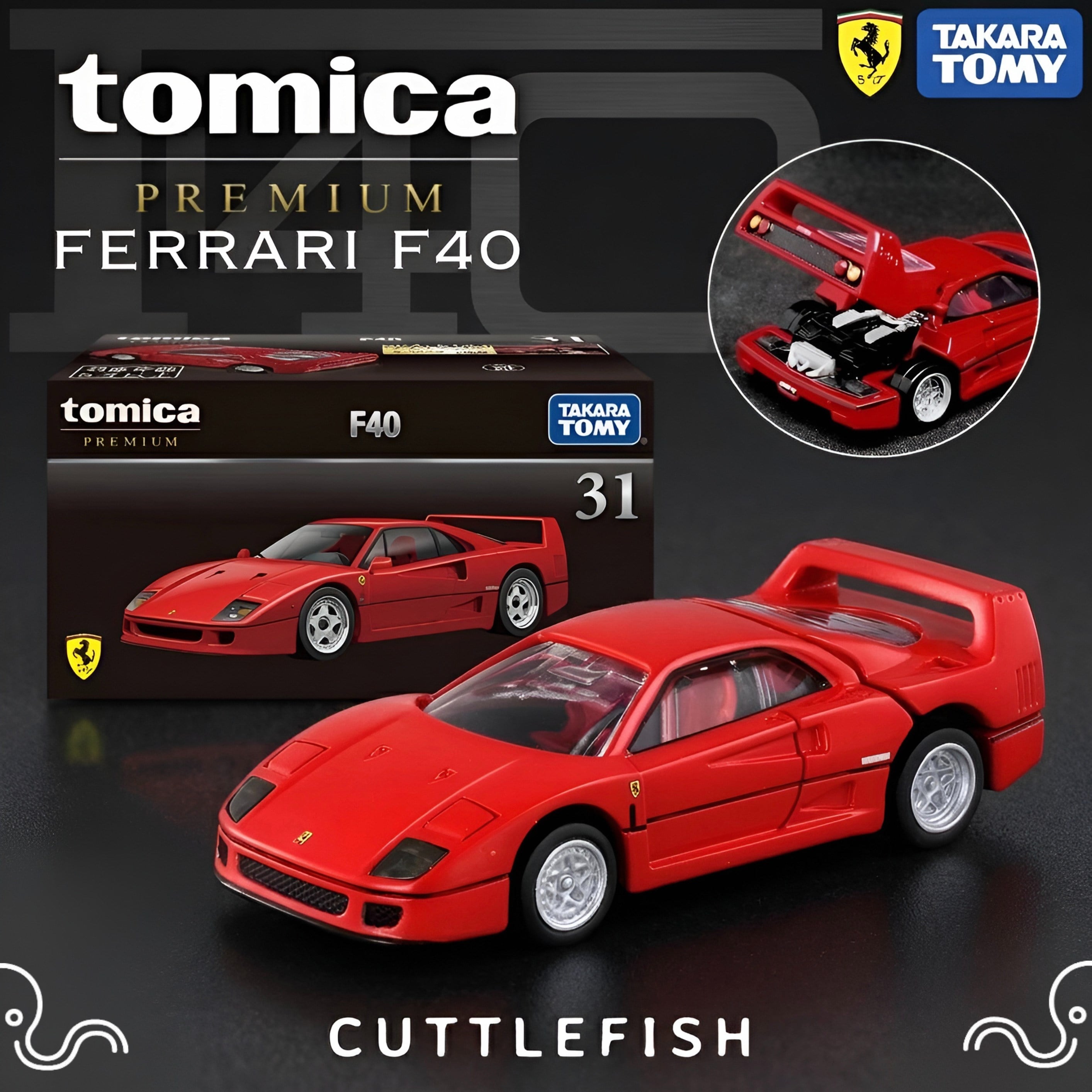Premium Tomica 1:64 Ferrari F40 - Red Color (31)