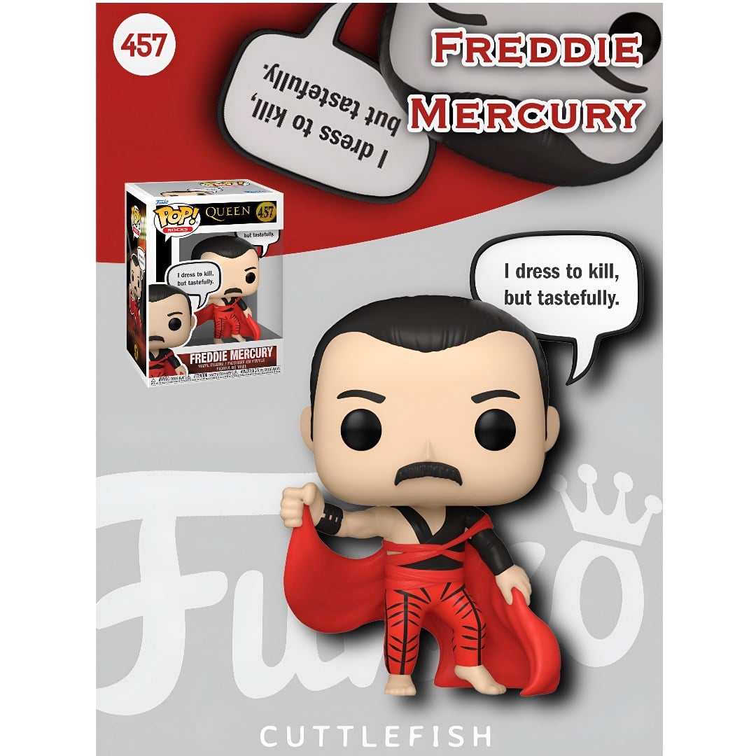 Queen Funko Pop! Freddie Mercury (I Dress to Kill) No: 457