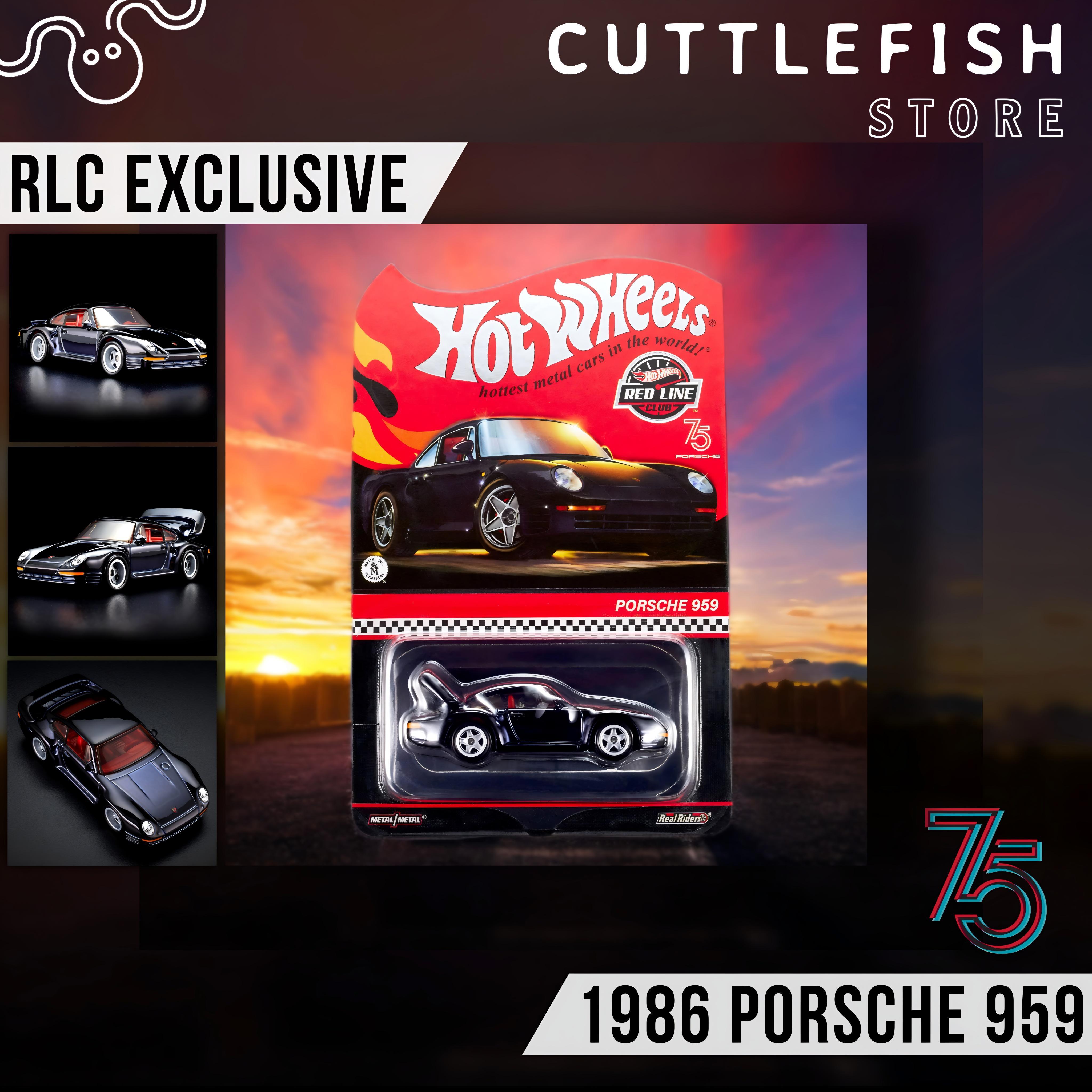 Red Line Club Hot Wheels Collectors RLC Exclusive 1986 Porsche 959