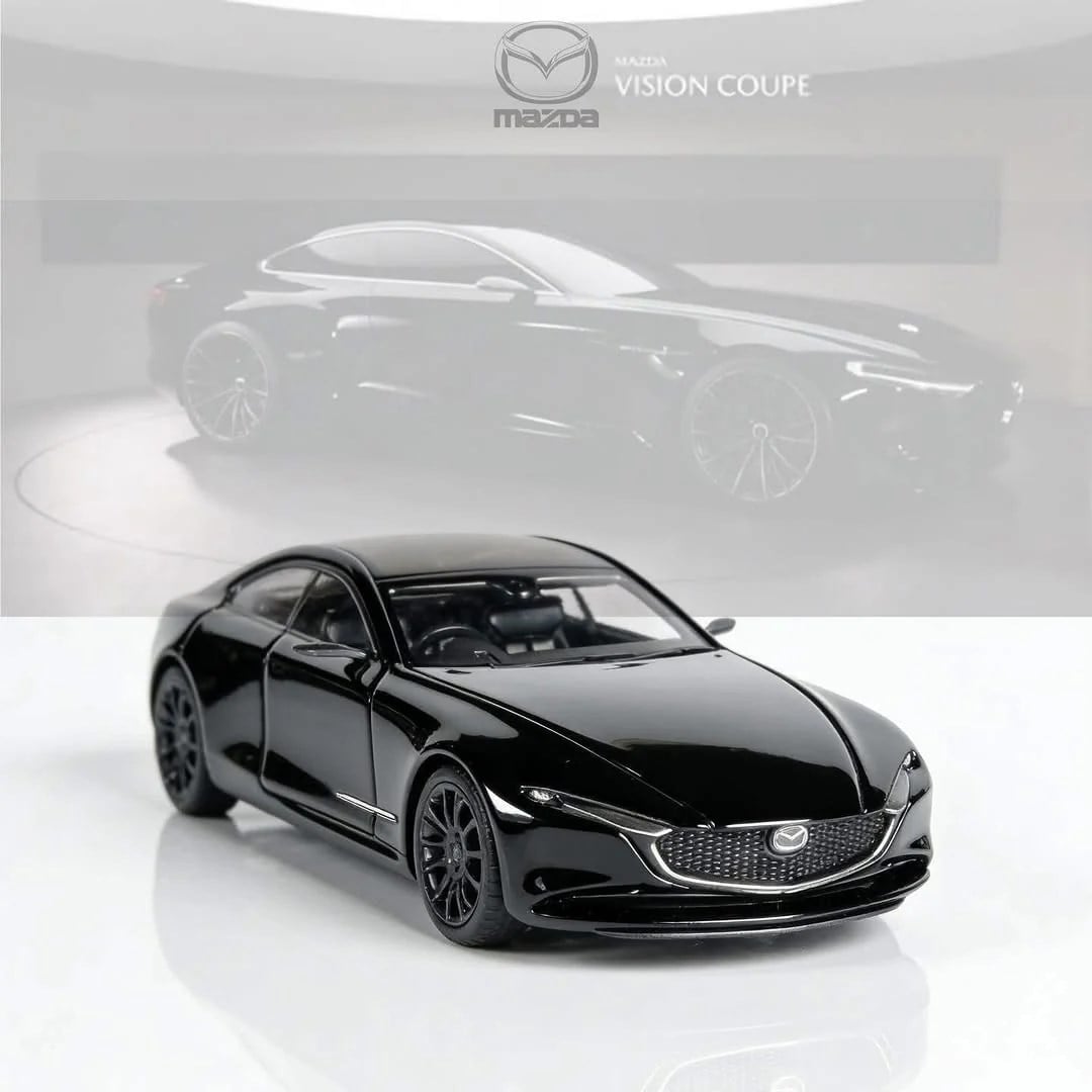Rhino Model 1:64 Mazda Vision Coupe Four Door Verison Black